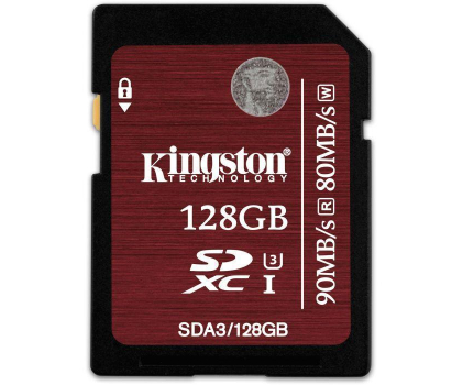 Karta pamięci Kingston 128GB SDHC UHS-I U3 90MB/s